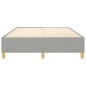 vidaXL Estructura de cama box spring tela gris claro 140x190 cm vidaXL Estructura de cama box spring tela gris claro 140x190 cm