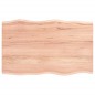 vidaXL Tablero mesa madera tratada roble borde natural 80x50x2 cm vidaXL Tablero mesa madera tratada roble borde natural 80x50x2 cm