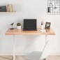 vidaXL Tablero mesa madera tratada borde natural marrón 100x40x(2-4)cm