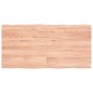 vidaXL Tablero mesa madera tratada borde natural marrón 120x60x(2-4)cm vidaXL Tablero mesa madera tratada borde natural marrón 120x60x(2-4)cm