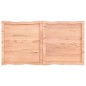 vidaXL Tablero mesa madera tratada borde natural marrón 120x60x(2-4)cm vidaXL Tablero mesa madera tratada borde natural marrón 120x60x(2-4)cm