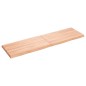 vidaXL Tablero mesa madera tratada borde natural marrón 140x40x(2-4)cm vidaXL Tablero mesa madera tratada borde natural marrón 140x40x(2-4)cm