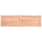 vidaXL Tablero mesa madera tratada borde natural marrón 140x40x(2-4)cm vidaXL Tablero mesa madera tratada borde natural marrón 140x40x(2-4)cm