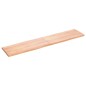 vidaXL Tablero mesa madera tratada borde natural marrón 180x40x(2-4)cm vidaXL Tablero mesa madera tratada borde natural marrón 180x40x(2-4)cm