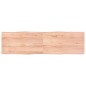 vidaXL Tablero mesa madera tratada borde natural marrón 180x50x(2-4)cm vidaXL Tablero mesa madera tratada borde natural marrón 180x50x(2-4)cm