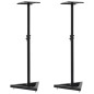 vidaXL Soportes para altavoces de estudio 2 unidades acero negro vidaXL Soportes para altavoces de estudio 2 unidades acero negro