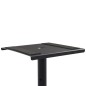vidaXL Soportes para altavoces de estudio 2 unidades acero negro vidaXL Soportes para altavoces de estudio 2 unidades acero negro