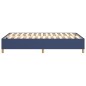 vidaXL Estructura de cama box spring tela azul 120x200 cm