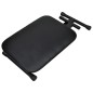 vidaXL Set de soporte para teclado con doble refuerzo y taburete negro vidaXL Set de soporte para teclado con doble refuerzo y taburete negro