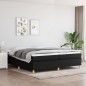 vidaXL Estructura de cama box spring tela negro 200x200 cm vidaXL Estructura de cama box spring tela negro 200x200 cm