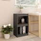 vidaXL Estantería madera maciza de pino gris 40x30x71,5 cm vidaXL Estantería madera maciza de pino gris 40x30x71,5 cm