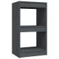 vidaXL Estantería madera maciza de pino gris 40x30x71,5 cm vidaXL Estantería madera maciza de pino gris 40x30x71,5 cm