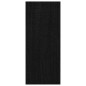 vidaXL Estantería madera maciza de pino negro 40x30x71,5 cm