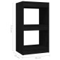 vidaXL Estantería madera maciza de pino negro 40x30x71,5 cm