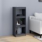 vidaXL Estantería/divisor de espacios madera de pino gris 40x30x103,5 cm vidaXL Estantería/divisor de espacios madera de pino gris 40x30x103,5 cm