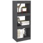 vidaXL Estantería/divisor de espacios madera de pino gris 40x30x103,5 cm vidaXL Estantería/divisor de espacios madera de pino gris 40x30x103,5 cm