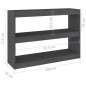 vidaXL Estantería/divisor de espacios madera pino gris 100x30x71,5 cm vidaXL Estantería/divisor de espacios madera pino gris 100x30x71,5 cm