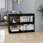 vidaXL Estantería/divisor de espacios madera pino negro 100x30x71,5 cm vidaXL Estantería/divisor de espacios madera pino negro 100x30x71,5 cm