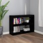 vidaXL Estantería/divisor de espacios madera pino negro 100x30x71,5 cm vidaXL Estantería/divisor de espacios madera pino negro 100x30x71,5 cm
