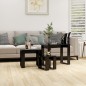 vidaXL Mesas apilables 3 piezas madera contrachapada negro vidaXL Mesas apilables 3 piezas madera contrachapada negro