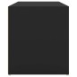 vidaXL Banco de pasillo de madera de ingeniería negro 80x40x45 cm vidaXL Banco de pasillo de madera de ingeniería negro 80x40x45 cm