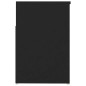 vidaXL Banco zapatero madera de ingeniería negro 80x30x45 cm