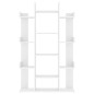 vidaXL Estantería librería madera contrachapada blanco 86x25,5x140 cm