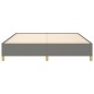vidaXL Estructura de cama box spring tela gris oscuro 160x200 cm vidaXL Estructura de cama box spring tela gris oscuro 160x200 cm