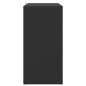 vidaXL Mueble zapatero de madera contrachapada negro 60x35x70 cm vidaXL Mueble zapatero de madera contrachapada negro 60x35x70 cm