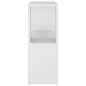 vidaXL Estantería librería madera contrachapada blanco 60x24x63 cm
