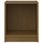 vidaXL Mesita noche madera pino maciza marrón miel 35,5x33,5x41,5 cm vidaXL Mesita noche madera pino maciza marrón miel 35,5x33,5x41,5 cm