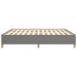 vidaXL Estructura de cama box spring tela gris oscuro 160x200 cm vidaXL Estructura de cama box spring tela gris oscuro 160x200 cm