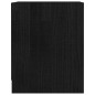 vidaXL Mesita de noche madera maciza de pino negro 35,5x33,5x41,5 cm vidaXL Mesita de noche madera maciza de pino negro 35,5x33,5x41,5 cm