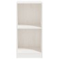 vidaXL Armario auxiliar madera maciza de pino blanco 35,5x33,5x76 cm vidaXL Armario auxiliar madera maciza de pino blanco 35,5x33,5x76 cm