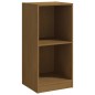 vidaXL Armario auxiliar madera maciza mango marrón miel 35,5x33,5x76cm vidaXL Armario auxiliar madera maciza mango marrón miel 35,5x33,5x76cm