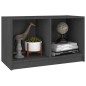 vidaXL Mueble de TV de madera maciza de pino gris 70x33x42 cm vidaXL Mueble de TV de madera maciza de pino gris 70x33x42 cm