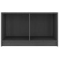 vidaXL Mueble de TV de madera maciza de pino gris 70x33x42 cm vidaXL Mueble de TV de madera maciza de pino gris 70x33x42 cm