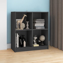 vidaXL Aparador madera maciza de pino gris 70x33x76 cm
