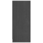 vidaXL Aparador madera maciza de pino gris 70x33x76 cm vidaXL Aparador madera maciza de pino gris 70x33x76 cm