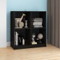 vidaXL Aparador madera maciza de pino negro 70x33x76 cm vidaXL Aparador madera maciza de pino negro 70x33x76 cm