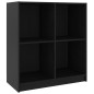 vidaXL Aparador madera maciza de pino negro 70x33x76 cm vidaXL Aparador madera maciza de pino negro 70x33x76 cm