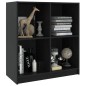 vidaXL Aparador madera maciza de pino negro 70x33x76 cm vidaXL Aparador madera maciza de pino negro 70x33x76 cm