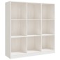vidaXL Estantería/divisor espacios madera pino blanco 104x33,5x110 cm vidaXL Estantería/divisor espacios madera pino blanco 104x33,5x110 cm