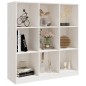 vidaXL Estantería/divisor espacios madera pino blanco 104x33,5x110 cm vidaXL Estantería/divisor espacios madera pino blanco 104x33,5x110 cm
