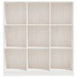 vidaXL Estantería/divisor espacios madera pino blanco 104x33,5x110 cm vidaXL Estantería/divisor espacios madera pino blanco 104x33,5x110 cm