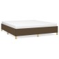 vidaXL Estructura de cama box spring tela marrón 160x200 cm