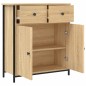 vidaXL Aparador de madera de ingeniería roble Sonoma 70x30x80 cm vidaXL Aparador de madera de ingeniería roble Sonoma 70x30x80 cm
