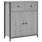 vidaXL Aparador de madera de ingeniería gris Sonoma 70x30x80 cm vidaXL Aparador de madera de ingeniería gris Sonoma 70x30x80 cm