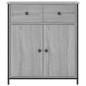 vidaXL Aparador de madera de ingeniería gris Sonoma 70x30x80 cm vidaXL Aparador de madera de ingeniería gris Sonoma 70x30x80 cm