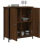 vidaXL Aparador de madera de ingeniería marrón roble 70x30x80 cm vidaXL Aparador de madera de ingeniería marrón roble 70x30x80 cm